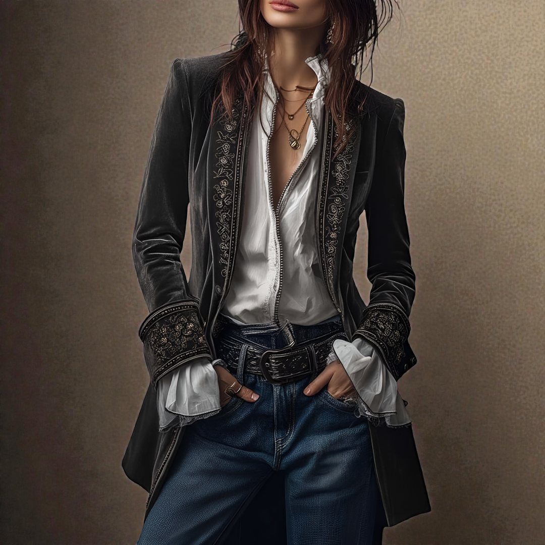 Elise™ Luxury Velvet Jacket