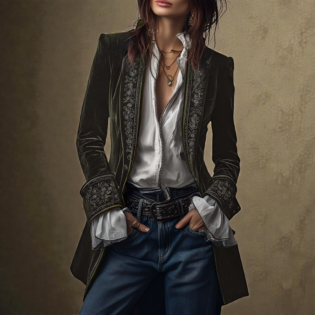 Elise™ Luxury Velvet Jacket