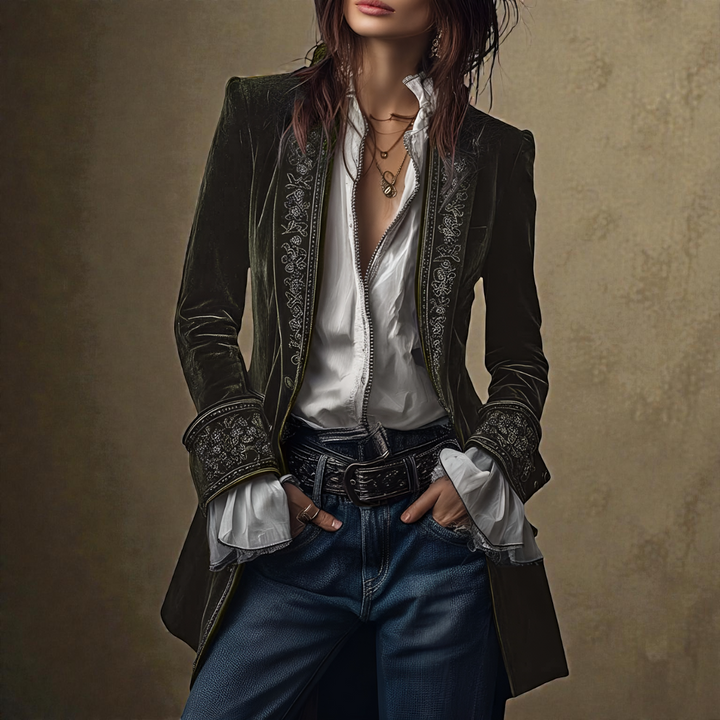 Elise™ Luxury Velvet Jacket