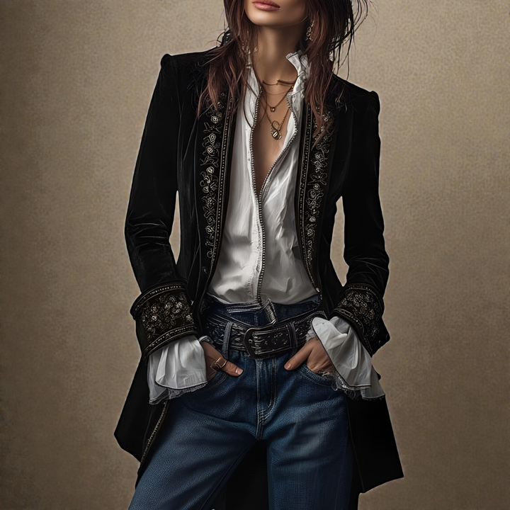 Elise™ Luxury Velvet Jacket