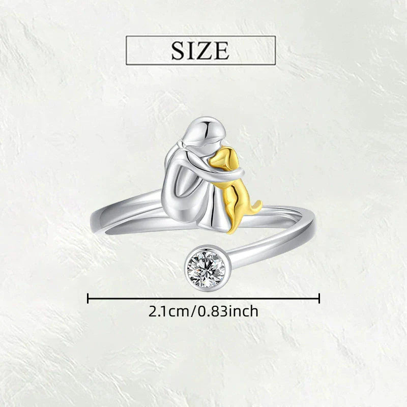 SofiaMei | Dog Embrace Ring
