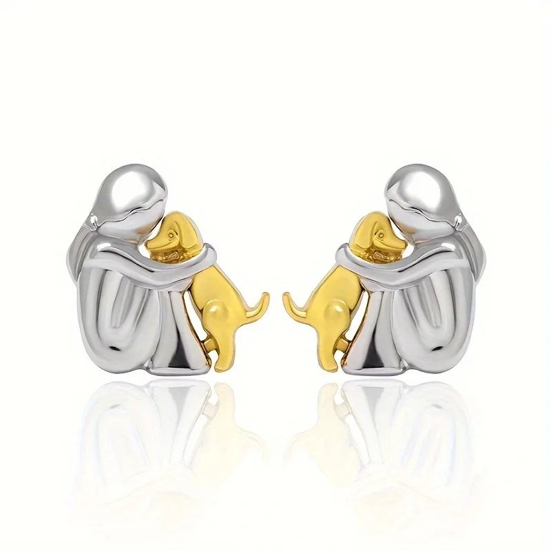 SofiaMei | Dog Embrace Earring