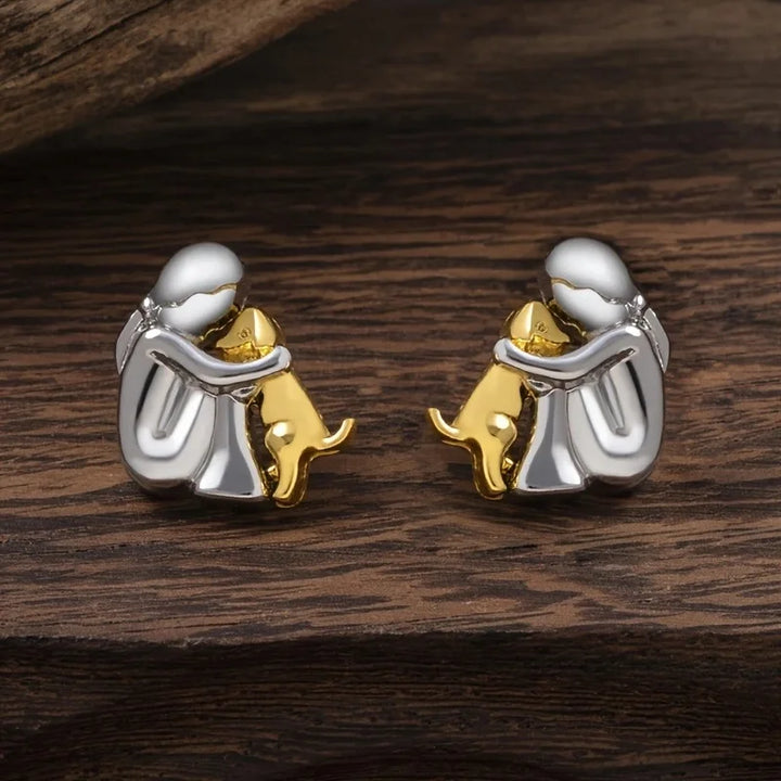 SofiaMei | Dog Embrace Earring