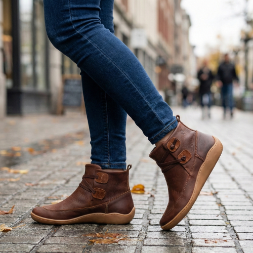 Camille - Warm Leather Winter Boots