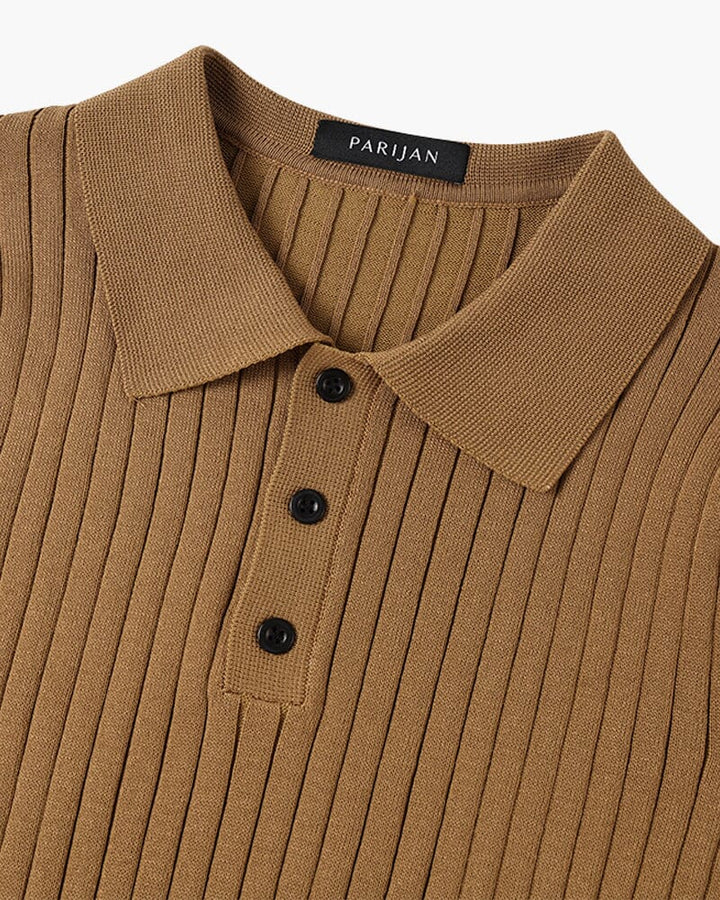 GIMCHEON Knit Polo Shirt