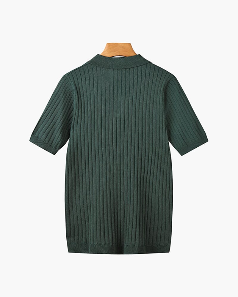 GIMCHEON Knit Polo Shirt