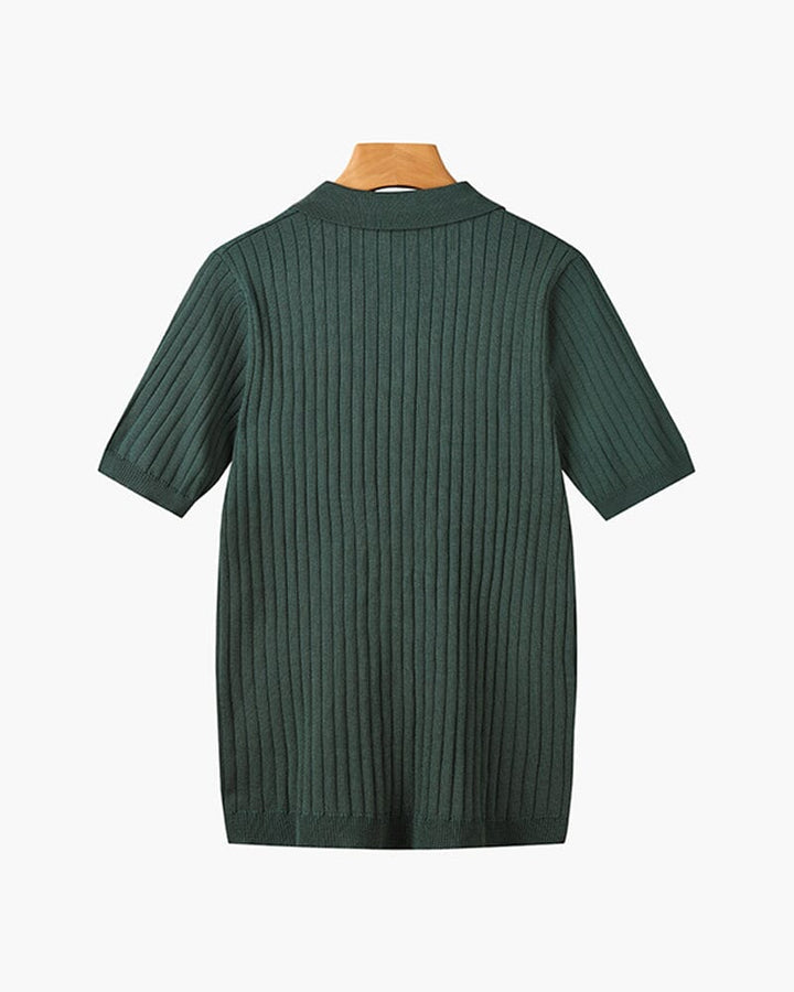 GIMCHEON Knit Polo Shirt