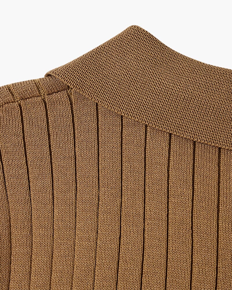 GIMCHEON Knit Polo Shirt