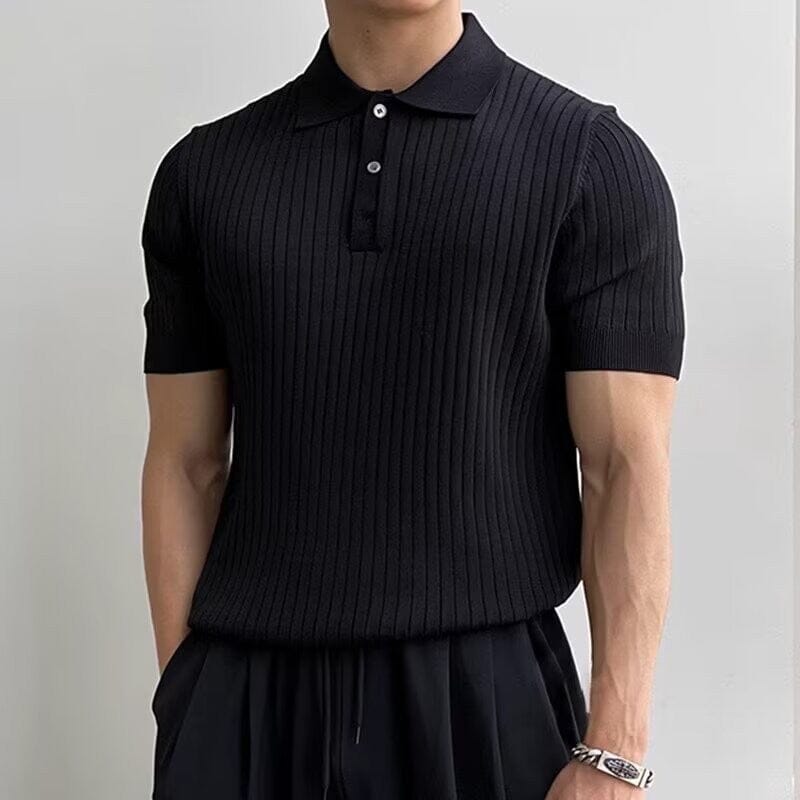 GIMCHEON Knit Polo Shirt