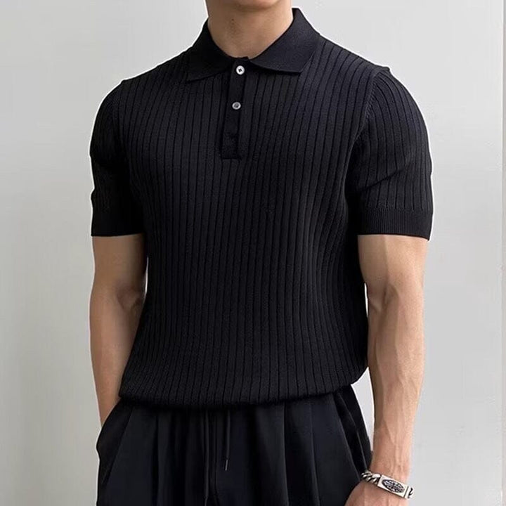 GIMCHEON Knit Polo Shirt