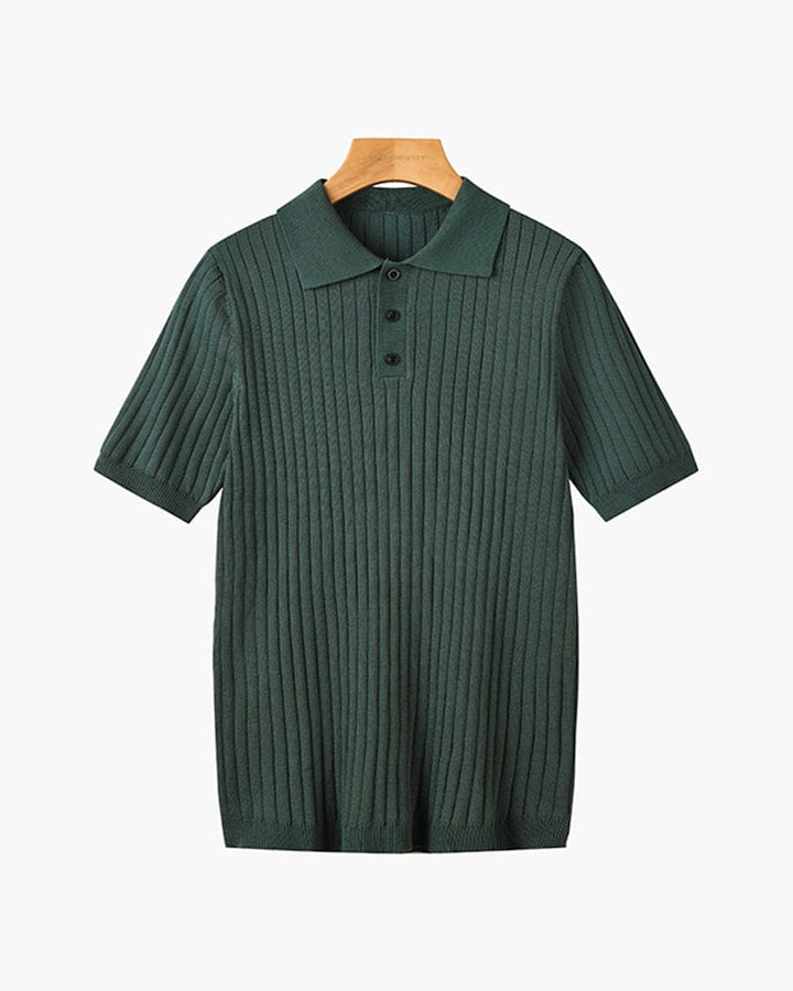 GIMCHEON Knit Polo Shirt