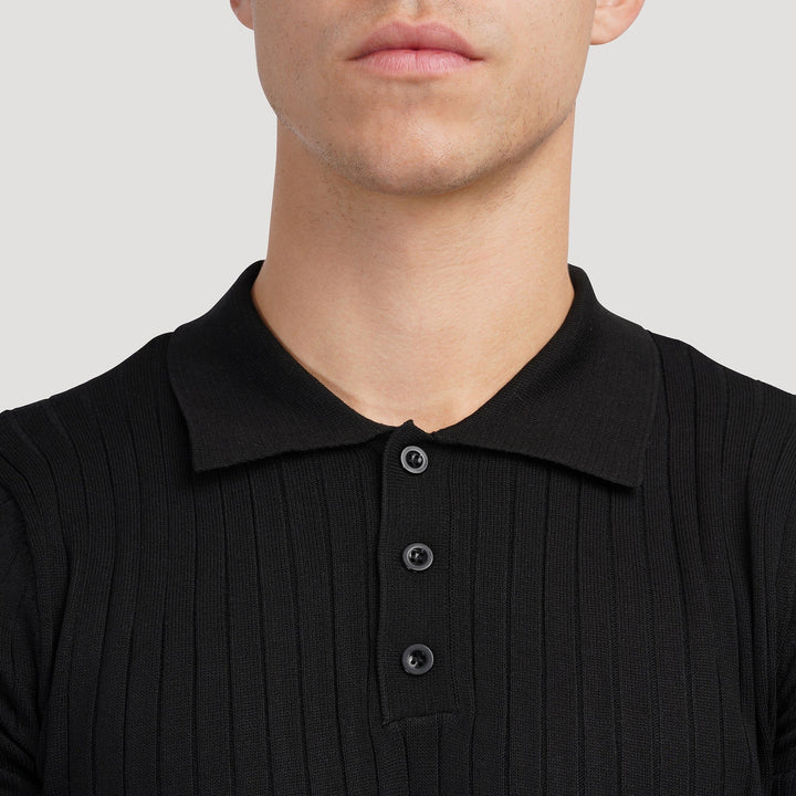GIMCHEON Knit Polo Shirt