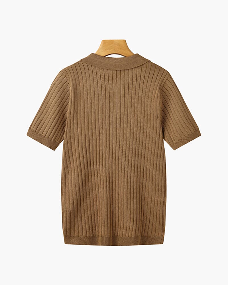 GIMCHEON Knit Polo Shirt