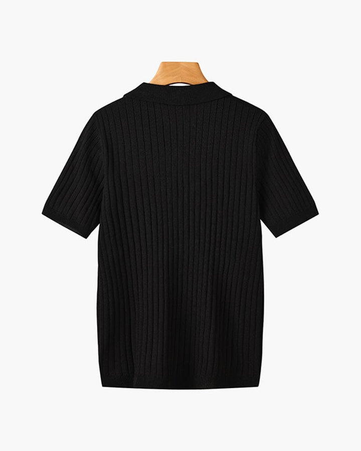 GIMCHEON Knit Polo Shirt