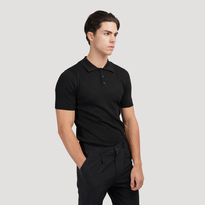 GIMCHEON Knit Polo Shirt