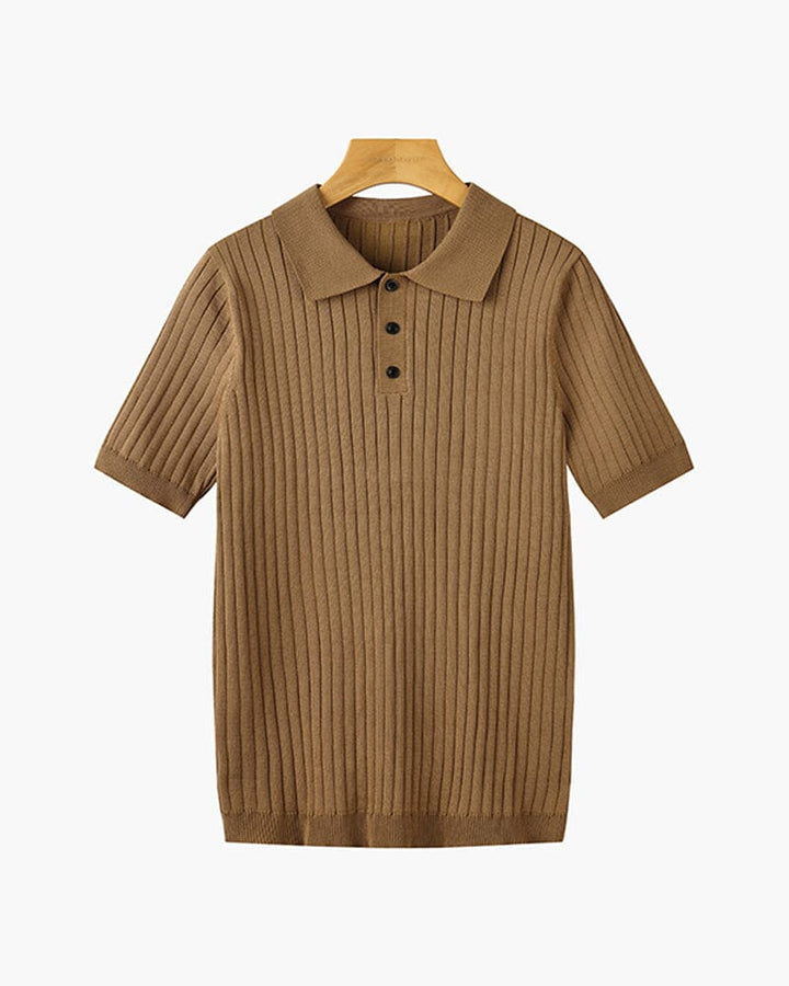 GIMCHEON Knit Polo Shirt
