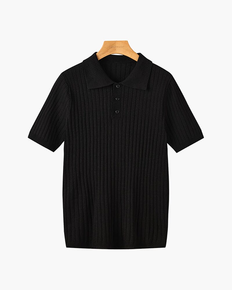 GIMCHEON Knit Polo Shirt