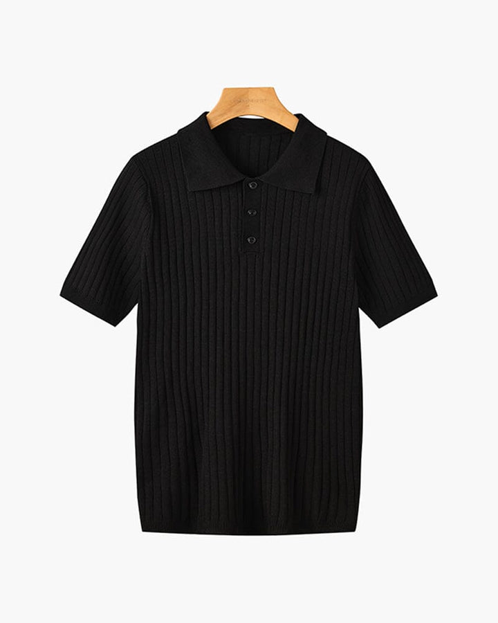 GIMCHEON Knit Polo Shirt