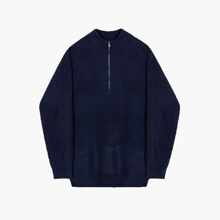 JEONJU Pullover with Half Zip